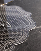 LE JARDIN SET 2 SOTTOPIATTI TRASPARENTE