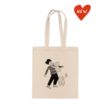 TOTE BAG POODLE LOVE HELEN B
