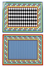 DECOR SET 2 TOVAGLIETTE RIGIDE FOULARD