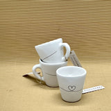 TAZZINA CAFFE' CALLIGRAFA CUORE