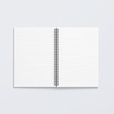 TO BE OR NOTE TACCUINO SPIRALATO RIGHE "FARFALLE E FIORI"