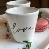 TAZZINA CAFFE' CALLIGRAFA LOVE