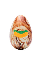 UOVO ARTIGIANALE DECORATO A MANO AL PISTACCHIO