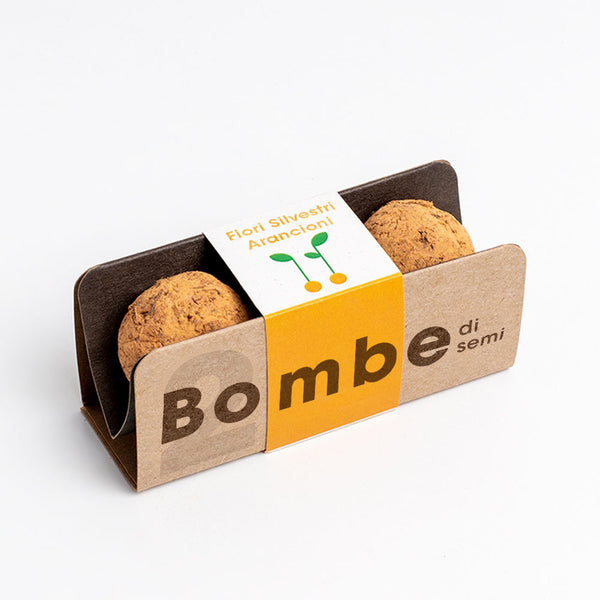 BOMBE DI SEMI FIORI SILVESTRI ARANCIONI