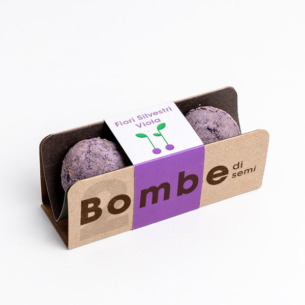 BOMBE DI SEMI FIORI SILVESTRI VIOLA