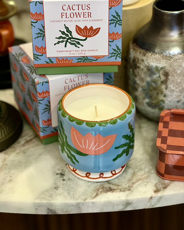 A DOPO CANDELA PROFUMATA IN CERAMICA ACQUA DI COCCO, ALOE, BAMBOO