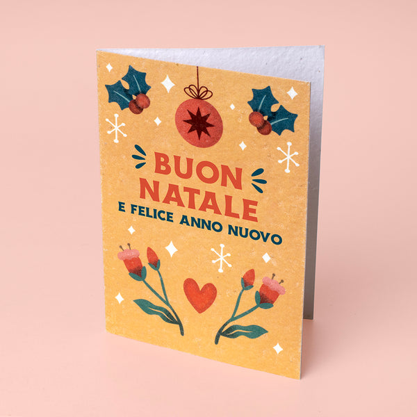 BIGLIETTO DI NATALE PIANTABILE