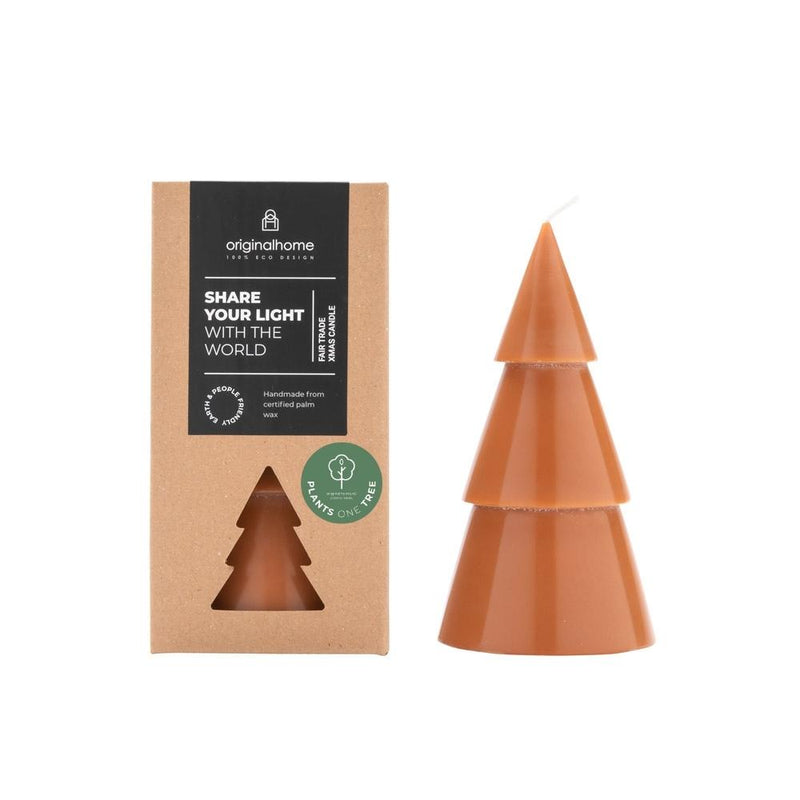 TREE CANDLE COGNAC L