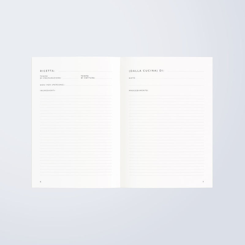 TO BE OR NOTE RECIPE NOTE ROSSO - RICETTARIO